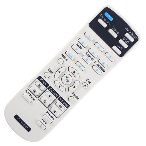 Télécommande universelle de remplacement pour projecteur EPSON CB-S04CB-S04E CB-X04CB-W04U04