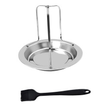 Stainless Steel Chicken Leg Rack for Grill and Oven with Detachable Easy Clean Design