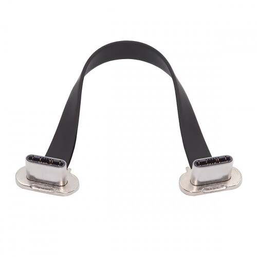 USB-C til USB-C-kabel ultratynn flat 65W hurtiglading 1