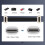 USB-C til USB-C-kabel ultratynn flat 65W hurtiglading 5