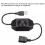 2PCS5V USB PWM Περιστροφικός διακόπτης Inline Dimmer για ταινίες LED, μαύρο US 7