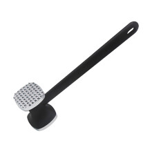 Ablandador de carne y mazo de acero inoxidable – Doble cara, resistente, compatible con carne de res, bistec y aves.