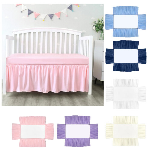 Jupe de lit bébé élastique et douce pour berceau
