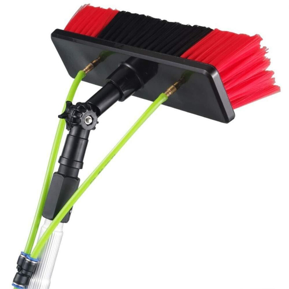 Water Fed Pole Telescopic Cleaning Brush With Soft Bristles For Windows Solar Panels Cars 4M 9092120068153
