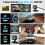 Κάμερα αυτοκινήτου TASHHAR 3 φακών 1080P HD DVR Μπροστινή/Πίσω/Εσωτερική βιντεοκάμερα 6