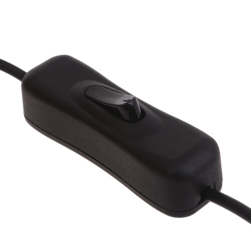 Cabo extensor USB com dois interruptores para carregamento e dados. 2