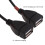 Câble d'extension USB avec deux interrupteurs pour la charge et la connexion 7