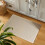 Tapis rayé en polyester beige 60 x 40 cm 5