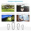 Stainless Steel Carabiner Clip Spring Snap Hook 20 pcs 7