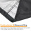 Housse de barbecue 57 pouces, robuste et imperméable, avec sangles Velcro 3