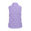 Colete acolchoado feminino com zíper frontal, roxo, tamanho 5XL 3