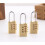 Brass Mini Digit Number Padlock 2 pcs 5