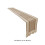 Boheme bordløber polyester beige rød sort khaki 3