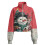 Moletom feminino oversized com meio zíper e gola alta. 4