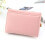 Women's Faux Leather Trifold Wallet Black 3