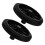 Black Garbage Can Wheels Replacement 2 Pcs 8