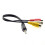 CY3.5mm1/8" Αρσενικό Στερεοφωνικό Αυτοκινήτου AUX σε 3RCA AV Θηλυκό Καλώδιο Ήχου και 4