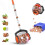 Nut Picker Upper with Adjustable Telescopic Handle and Foot Release for Walnuts Pecans and Fruits 1
