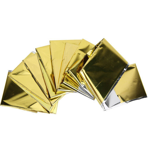 Θερμική κουβέρτα έκτακτης ανάγκης Mylar, πολυχρηστικός εξοπλισμός επιβίωσης για