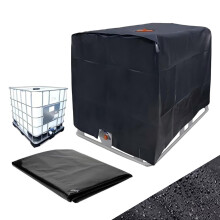 Waterproof UV Resistant IBC Tote Cover 275 Gallon for Outdoor 1000L Rainwater Tank Protection