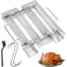 Cold Smoke Generator Stainless Steel Spiral with HeatResistant Handle for BBQ Grill Meat Fish Cheese