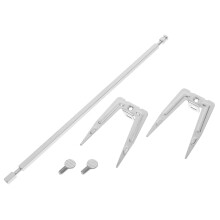 Stainless Steel Rotisserie Fork for Air Fryer and Grill, Universal Fit BBQ Chicken Replacement, 1 Pack