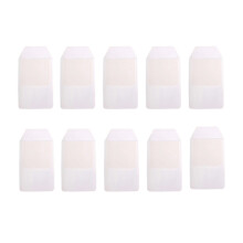 10Pcs Healthcare Worker Pen Pouches 6.1x3.34Inch-regular white