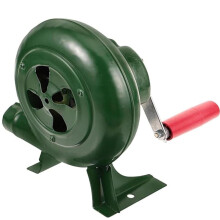 BBQ Hand Blower 120W Hand Crank Coal Forge Air Blower for Outdoor Grill and Barbecue