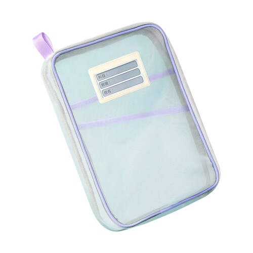 Handheld-Dokumenten-Organizer, durchsichtige-Lila