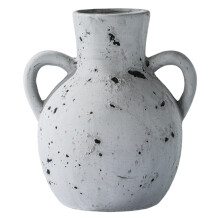 Artistic Ceramic Flower Vases Decorative Pottery-retro gray