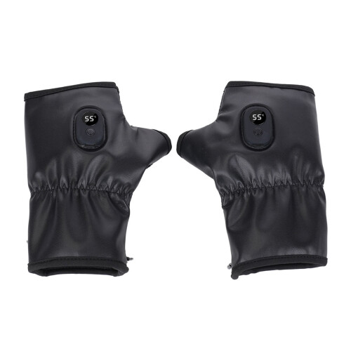 Battery Operated Heating Ski Gloves 3 Temperature-Black