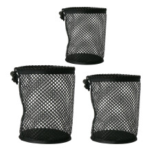 3Pcs Ergonomic Golf Ball Drawstring Bags for Enhances-Black