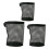 3Pcs Ergonomic Golf Ball Drawstring Bags for Enhances-Black 1