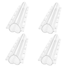 Cucumber Shaping Mold Set, Reusable Heart Design Vegetable Growing Tool for Garden Fruit Shaping