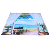 Landscape Polyester Tapestry Hanging Blanket 150x150cm for Bedroom
