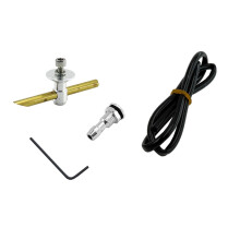 RC Boat Water Cooling Set with Inlet and Outlet Nozzles, Efficient Cooling System for DIY RC Models (Black)