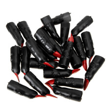 Halloween Witch Fingers 24PCS Black Cosplay Witch Claws Reusable SlipOn Nail Tips for Costume