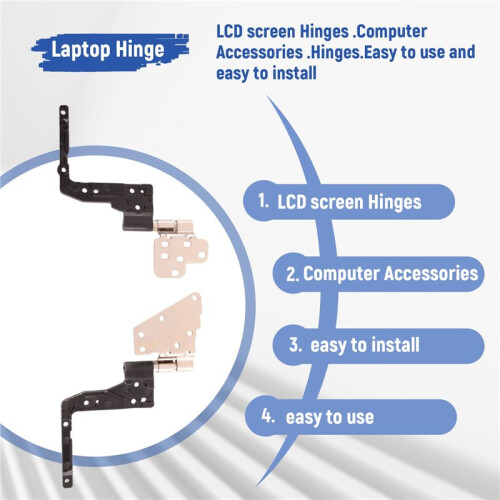 New for  Latitude 5530 E5530 Series L+R LCD Screen Hinge Set AM0M1000100 2