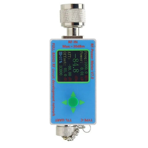 N-Type 100K-10Ghz V7.0 RF Power Meter TTL Software Communication TYPE-C USB Data Export Power Detector RF Attenuator 2