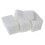 320pcs Lady White Nail Polish Remover Rectangular Face Cleaning Cotton Pads 1