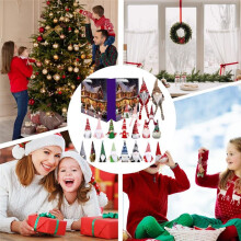 Calendário de Gnomos de Natal com Bonecos de Gnomos Colecionáveis, Brinquedo de Pelúcia de Gnomo, Calendário de Contagem Regressiva de Gnomos para