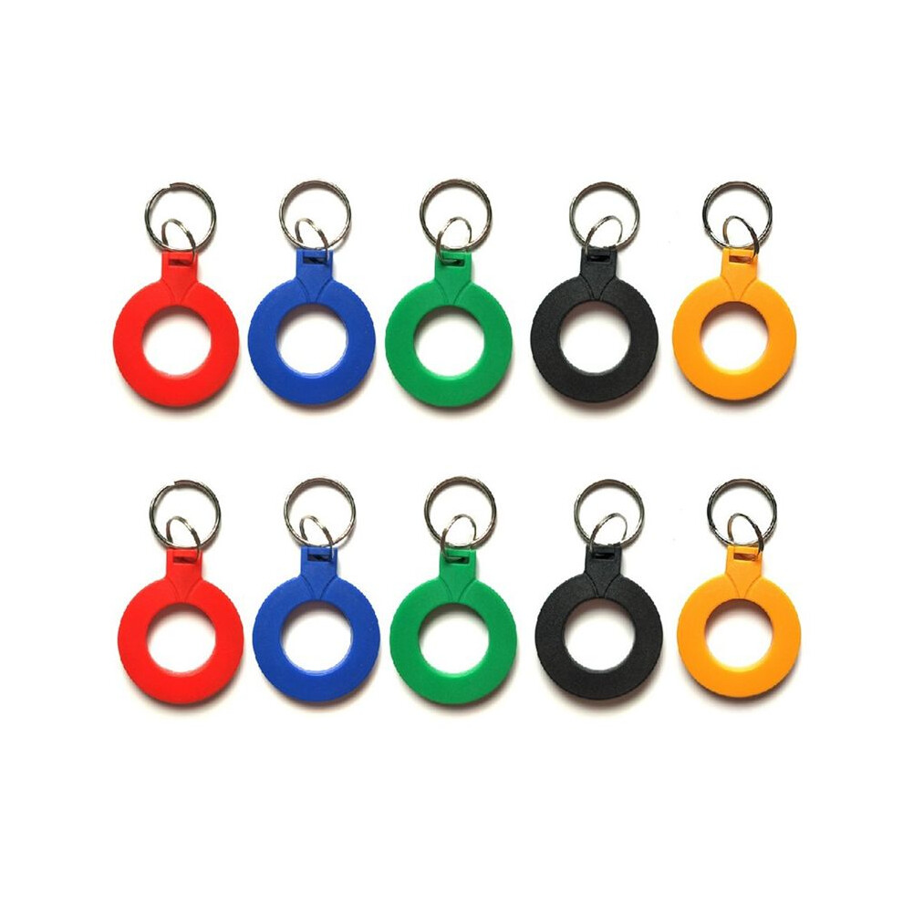 10Pcs T5577 Em4305 Copy Rewritable Writable Duplicate Rfid Tag Em4100 125Khz Card Proximity Token Keyfobs,Mixed Color 4713278388959