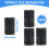 4PCS Tapas de Valvula de aire de rueda de neumaticos de aluminio para coche bicicleta 7