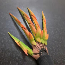 Halloween Finger Extensions 3D Printed Articulated Claws for Cosplay Costume with Realistic Movement