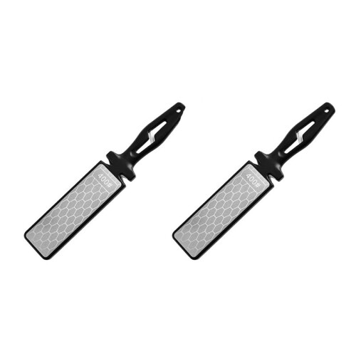 2X Mesh Pottery Double-Sided Emery Whetstone Knife Sharpener Ultra-Fine Household Sharpener/KitchenSharpening Tool