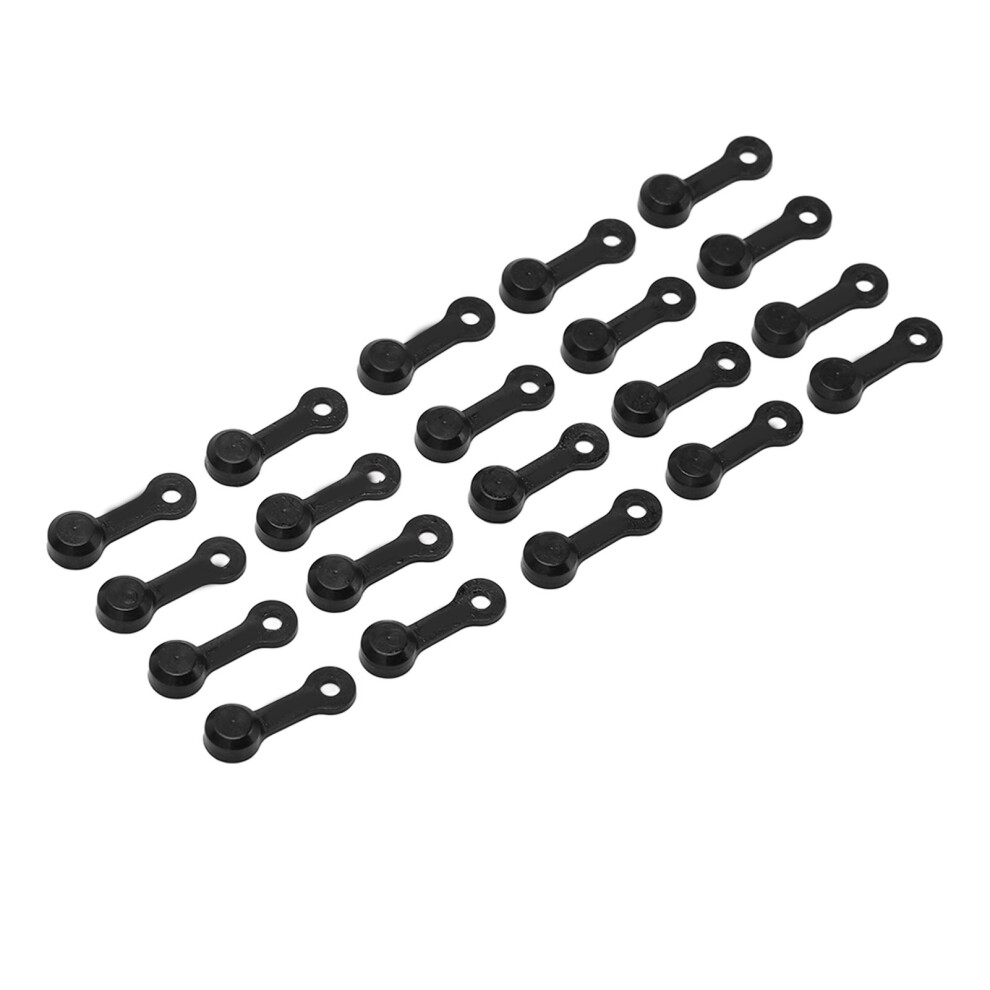 Set Of 20 Black Zerk Fitting Caps For Brake Bleeder & Grease Fitting Dust Cover 3211376540404