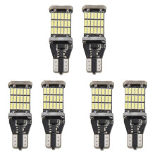 6Pcs T15 W16W Une MenÉ L'Ampoule de Secours 920 921 912 Sans Erreur 4014 45Smd Soulignant L'Ampoule de Frein Dc12V