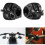 1 Pair Motorcycle Handlebar Control Lights  (25mm) with Wiring Harness for 3
