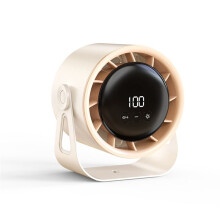100 Speed High-Speed Circulating Fan for Household Use, 6-Inch Charging Digital Display Desktop Turbo Desktop Electric B
