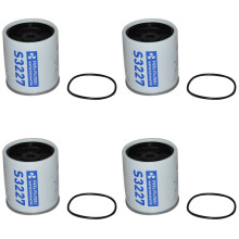 4X S3227 Outboard Marine Fuel Filter Elements Fuel Water Separator Filter Elements